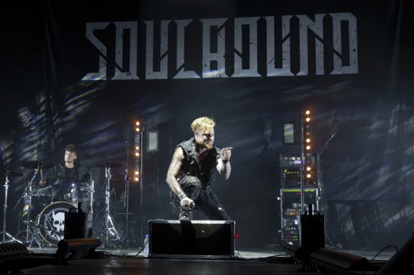 Johannes Johnny Stecker, Singer, Soulbound, Metal Band, D, live at Columbiahalle Berlin on 10