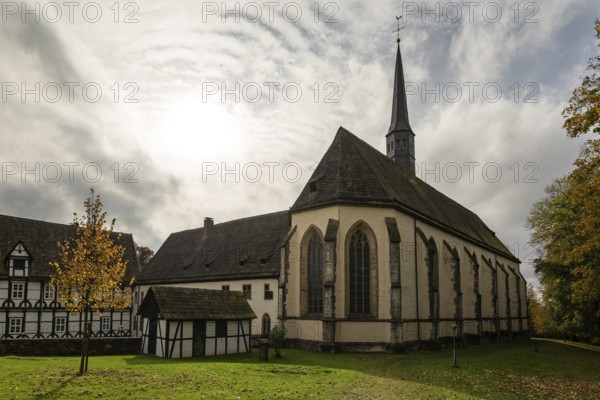 Falkenhagen Convent and Convent Church, a former Cistercian convent, Lügde, North Rhine-Westphalia,