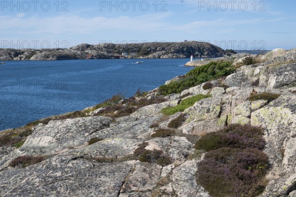 Archipelago landscape with granite rocks, Resö Island, Bohuslän, Skagerrak, Sotenäs, Västra