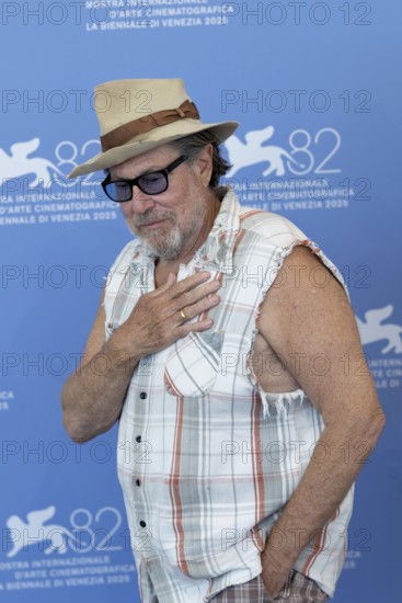 Venice, Italy - 3 September 2025: Julian Schnabel during the Photo Call of - In the Hand of Dante -