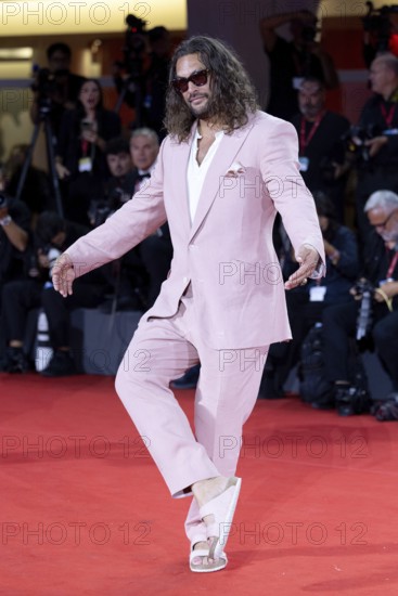 Venice, Italy - 3 September 2025: Jason Momoa during the red carpet of - Cartier Glory To The