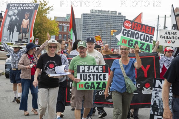 Detroit, Michigan USA - 23 August 2025 - Protesters rally at Eastern Market, banging empty pots to