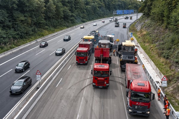 Rehabilitation of the A52 motorway near Essen, an 8 km long section between the Essen-Kettwig