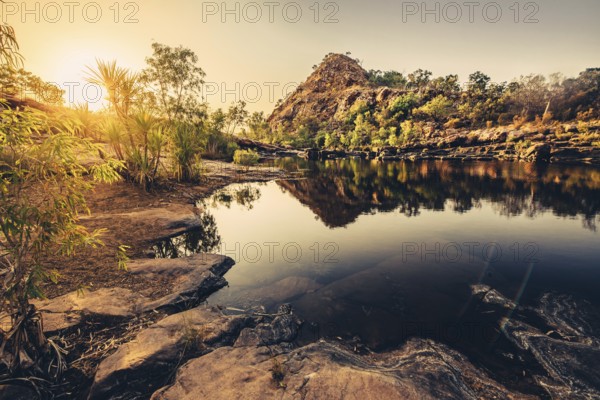Bell Gorge, The Kimberleys, sunrise in the outback, Gibb River Road, Australia