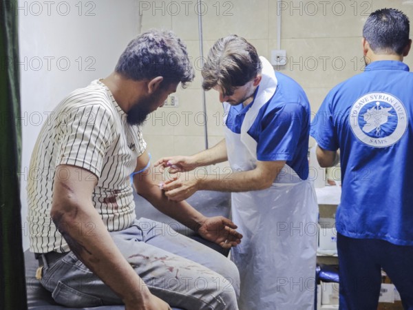 A massive explosion occurred in the town of Maarrat Misrin in the countryside of Idlib in Syria,