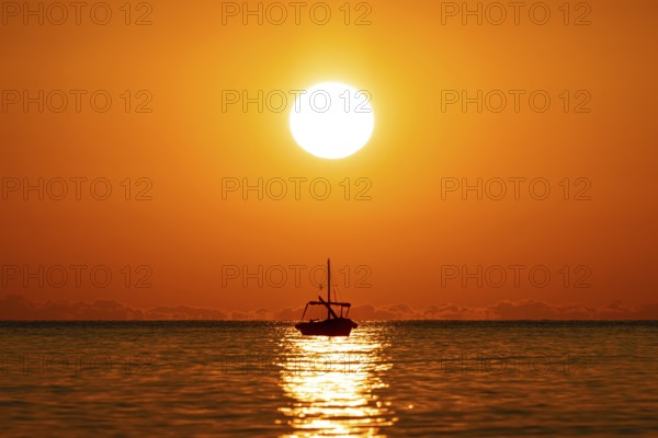 The sun rises on the Costa Rei, a stretch of coastline on the Italian Mediterranean island of