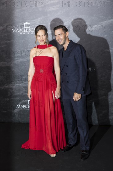 Hilary Swank and Marcel Remus at the Remus Lifestyle Night on the rooftop terrace of the Pure Salt