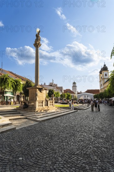 Plague column commemorating the victims of the plague column at the beginning of the 18th century,