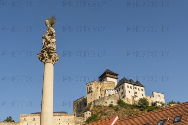 Plague column commemorating the victims of the plague column at the beginning of the 18th century,