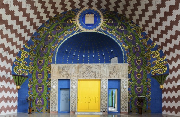 Renovated interior of the Neolog Synagogue converted into a cultural centre by Berlin architect