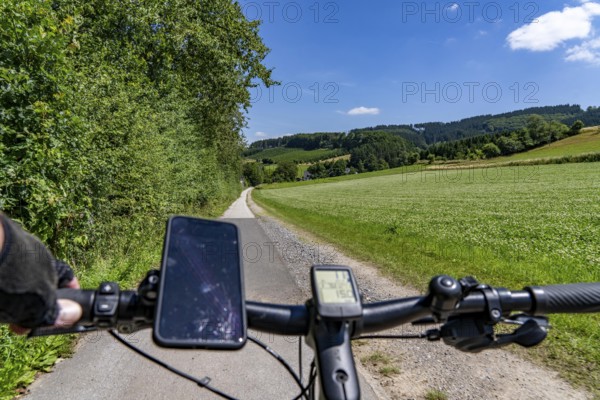 Sauerlandring cycle path, an 84 km long circular cycle path between the towns of Finnentrop,