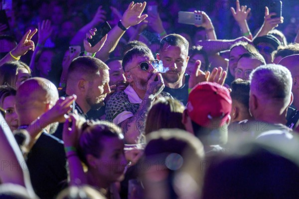 Sido live in the audience on 25 years of SIDO - The anniversary tour at the Berlin Waldbühne on 18