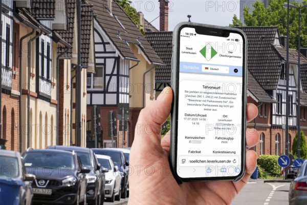 Parking ticket, online, car, wrongly parked, resident parking, without parking ticket, parking