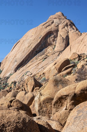 Rock formation, Pontok Mountains, Great Spitzkoppe, Spitzkoppe, Great Spitzkoppe Nature Reserve,