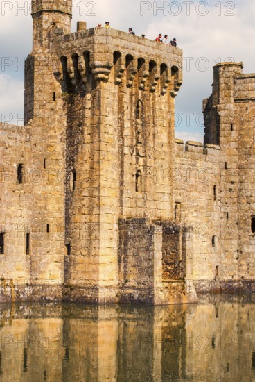 Bodiam Castle is located in East Sussex near the River Rother. It has long been one of England's