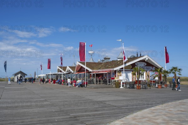 Gosch, Restaurant an der Promenade, Seebrücke, Sankt Peter Ording, Eiderstedt, Nordfriesland, North