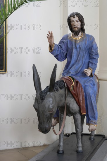 Palmesel, around 1490, St John's parish church, Biberacher Str. 6, Ummendorf, Biberach district,