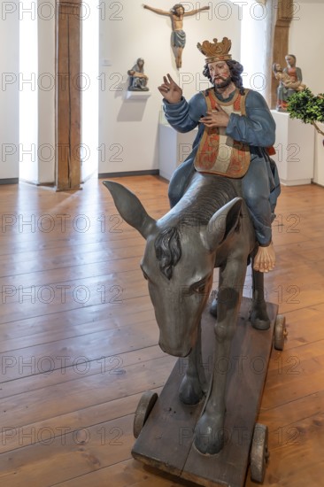 Baroque palm donkey, around 1700, Museum im Kornhaus, Hauptstr. 40, Bad forest lake,