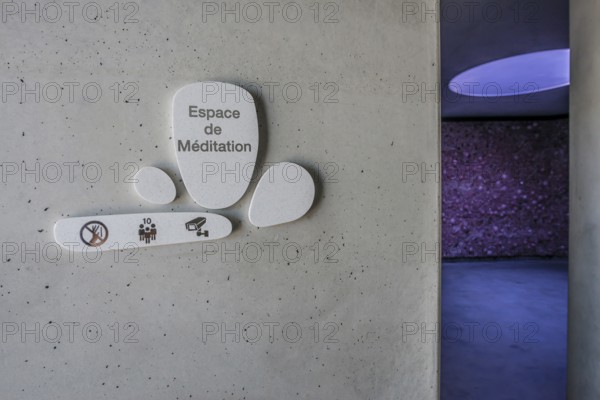 Meditation room with real crystals, artist Tia-Thuy Nguyen, Petit Portier, Monte Carlo, Cote