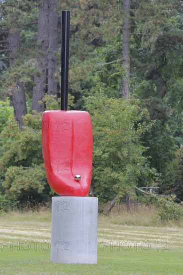 Sculpture Slip of the Tongue by Alexandra Bircken 2020, Blickachsen 14, modern art, tongue, tongue