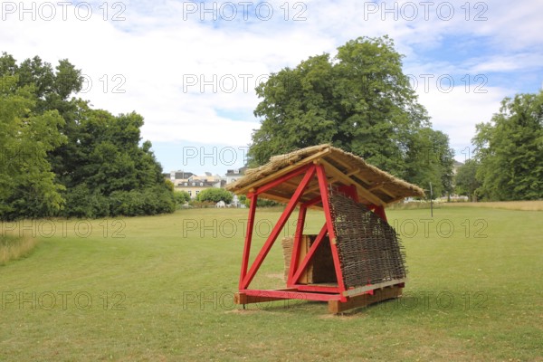 Art installation Chapel for Bad Homburg Park Philosophies by Olaf Holzapfel, 2025, Blickachsen 14,