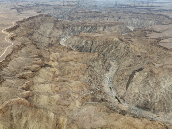 The Fish River Canyon with a length of 160 km is the second largest canyon in the world and the