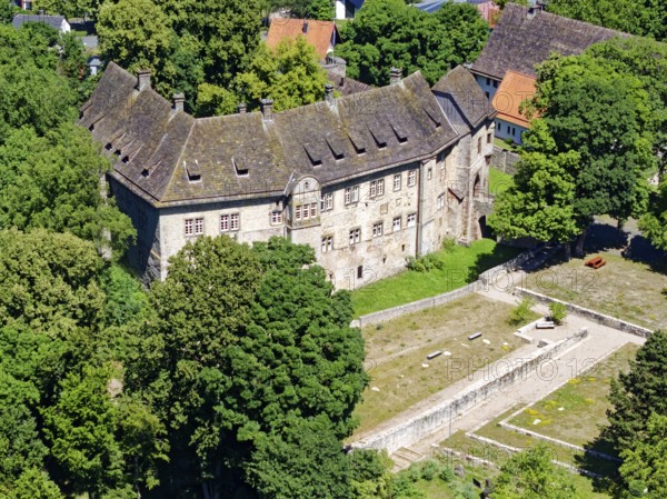 Dringenberg Castle is a medieval hilltop castle in Dringenberg in the district of Höxter. It was
