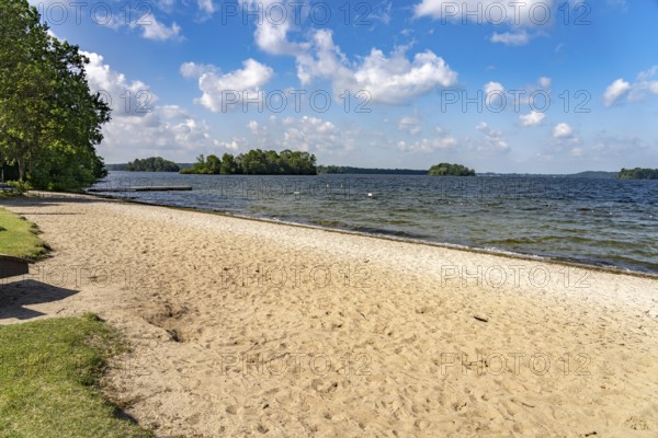 The empress's pavilion on Prinzeninsel in the Großer Plöner See near Plön, Schleswig-Holstein,