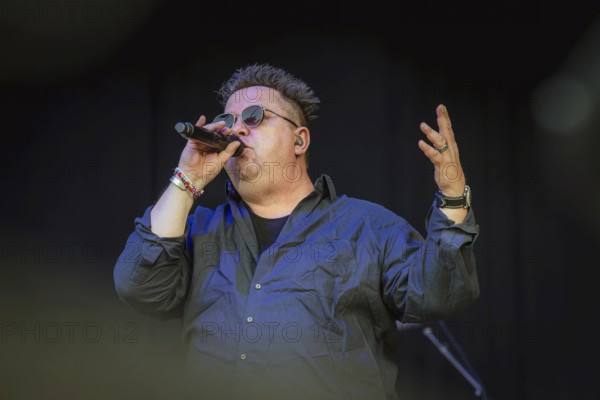 Sebastian Krumbiegel, singer of the band Die Prinzen at the Berliner Rundfunk 91.4 Open Air in the