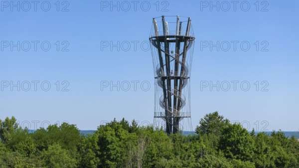 Schönbuchturm near Herrenberg in the western Schönbuch. The observation tower is 35 metres high.