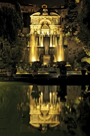Fish ponds, Neptune Fountain, Fontana di Nettuno, Fountain of the Hydraulic Organ, Fontana
