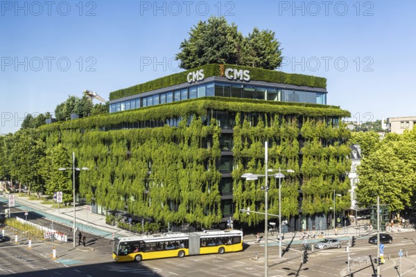 Calwer Passage, green building for a better urban climate. Around 11, 000 plants adorn the building