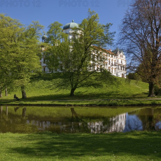 In the landscape park of Celle Castle, Lower Saxony, Germany