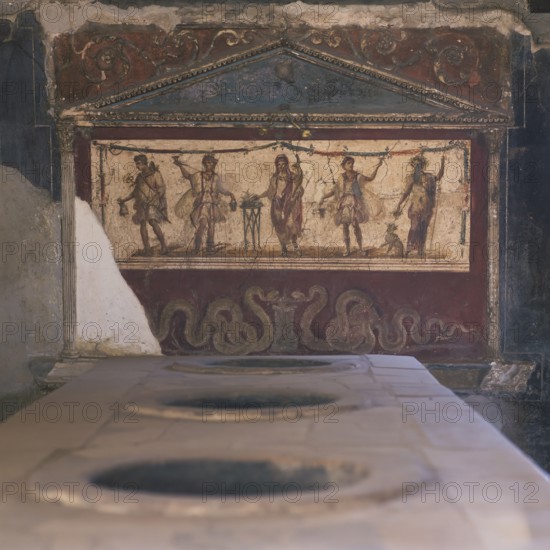 Thermopolium of the Aseline, the thermopolia were the snack parlours where the inhabitants of the