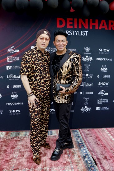 Julian F. M. Stöckel and Matthias Mangiapane at the VIP opening of the new Deinhard Salon Am