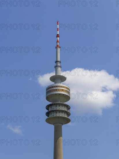Olympic Tower, Olympic Park, Munich, Bavaria, Germany