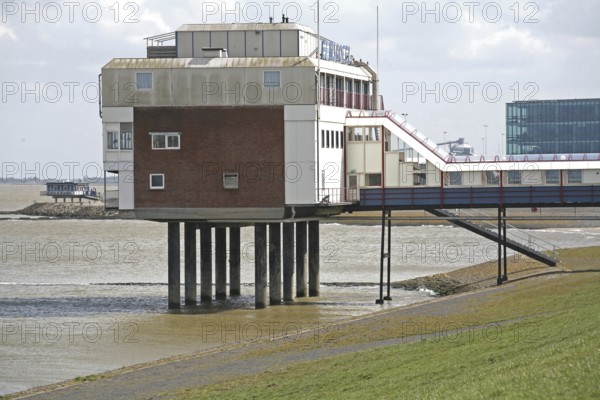 Eemshotel, Delfzijl, harbour town, Ems estuary, Province of Groningen, Netherlands, Delfzijl,