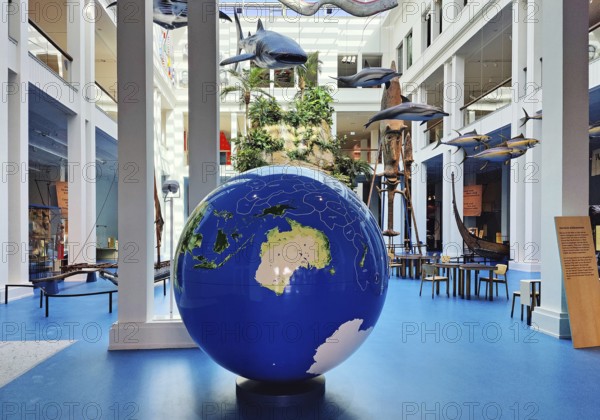 View of the Übersee-Museum with the new permanent exhibition The Blue Continent - Islands in the