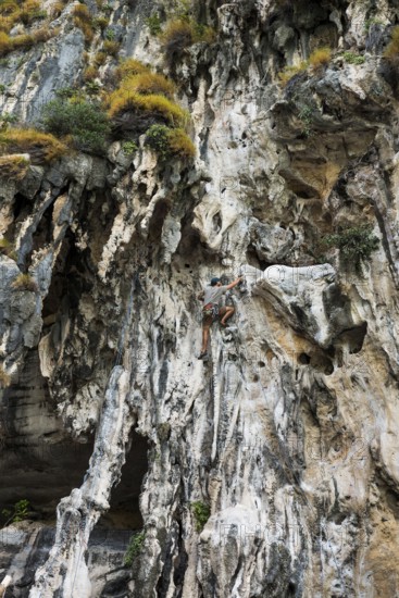 Climber, Tonsai Beach, Ao Nang, Krabi, Thailand