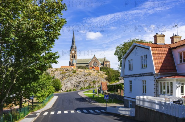 The church of Lysekil (Lysekils Kyrka) on Rosviksberg, Lysekil, Bohuslän, Västra Götalands län,