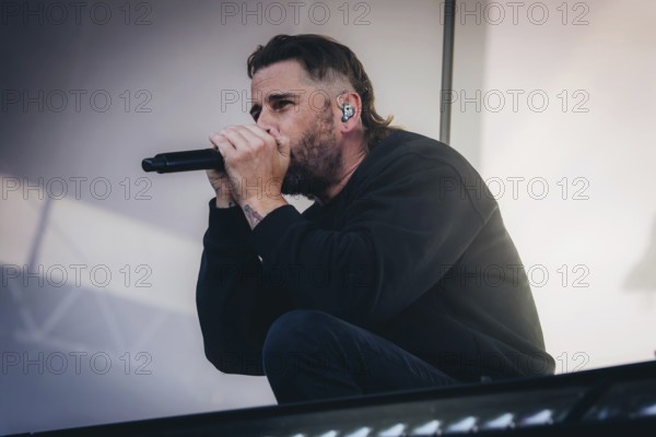 M. Shadows (Matthew Charles Sanders), singer of Avenged Sevenfold live at the Zitadelle Spandau in