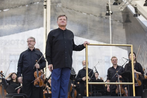 Conductor Christian Thielemann at the Staatsoper für alle, a free open-air concert with conductor