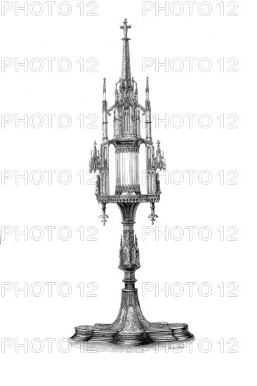 Religious artefacts, Reliquary monstrance from Klosterneuburg Abbey, Lower Austria, Austria,