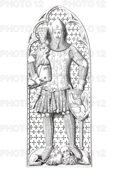Tomb slab of Günther von Schwarzburg in Frankfurt Cathedral, Günther XXI, Count of