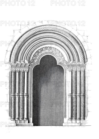 Heilsbronn Portal, Church of Peace in the Sanssouci Palace Park in Potsdam, Germany, Historical,