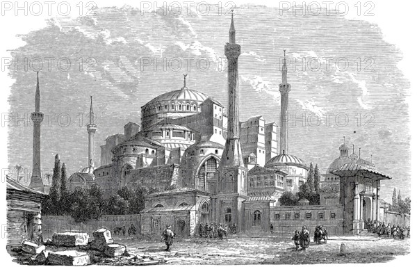 Church of St Sophia in Constantinople, today Hagia Sophia in Eminönü, a district in the European