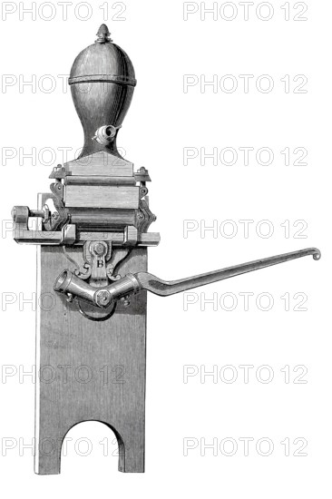 Pressure and suction pump, fire pump, California pump patented by Hansbrow, historical, digitally
