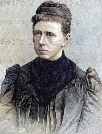 Emilie Kempin-Spyri, born 18 March 1853 in Altstetten - 12 April 1901 in Basel, Naehee Spyri,