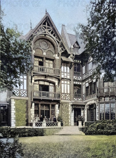 The house of Charles-François Gounod, 17 June 1818 - 17 or 18 October 1893), a French composer, in