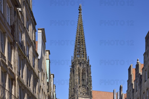 Lamberti Church, St. Lamberti, church tower, installation, sky ladder, artist Billi Thanner,
